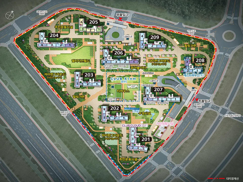 아산 탕정자이 센트럴시티_단지안내